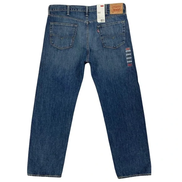 Levi’s 562 Loose Fit Tapered Ankle Button Fly Red Tab - Picture 7 of 15